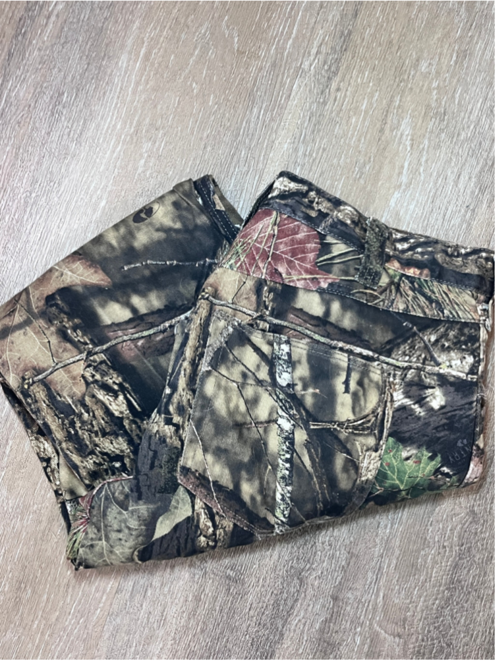 Men's Mossy Oak Camo Cargo Pants Waist 36 Green Brown